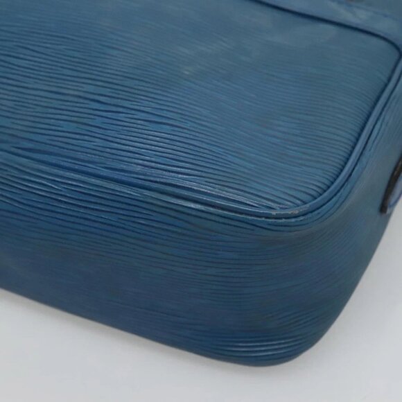 LOUIS VUITTON Epi Trocadero 27 Shoulder Bag Blue M52315 LV Auth MX007 - Picture 6 of 16